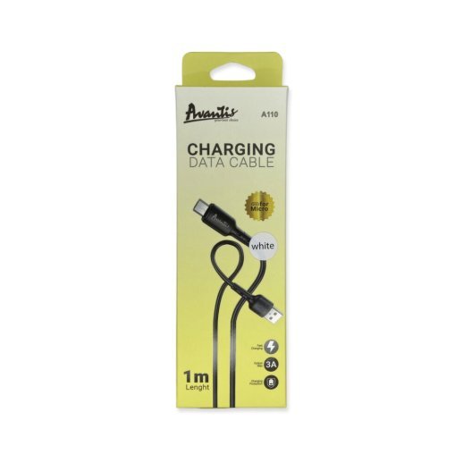 USB Cable Avantis A-110m Novel Micro White