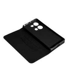 Книга Flip Cover Carbon для Xiaomi Redmi Note 13 Pro (4G) /Poco M6 Pro (4G) Black