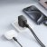 Мережевий зарядний пристрій HOCO CS61A TYPE-C PD 30W + USB QC 3.0 + КАБЕЛЬ TYPE-C - TYPE-C, чорний