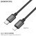USB-C кабель BOROFONE BX87 Sharp PD плетений нейлон Type-C - Lightning, чорний