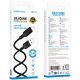 USB кабель BOROFONE BX113 USB - micro SILICONE, 2.4A, 2 метри, чорний