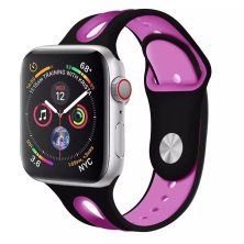 Ремінець силіконовий LINE 2 COLORS для APPLE WATCH 38мм | 40мм | 41мм SMALL SIZE