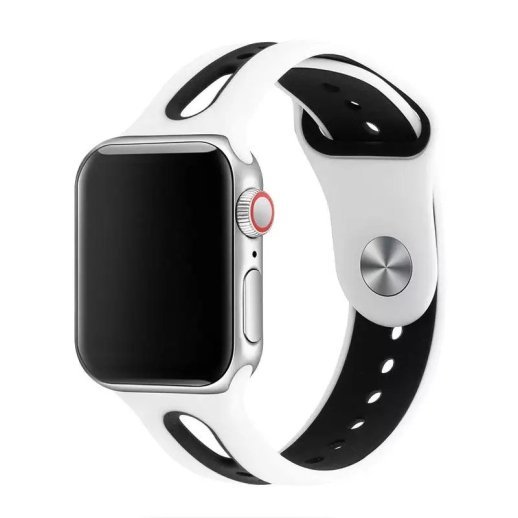 Ремінець силіконовий LINE 2 COLORS для APPLE WATCH 38мм | 40мм | 41мм SMALL SIZE