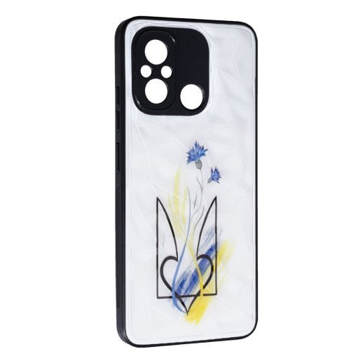 Накладка Prisma UA для Xiaomi Redmi 12C Ukraine with flowers