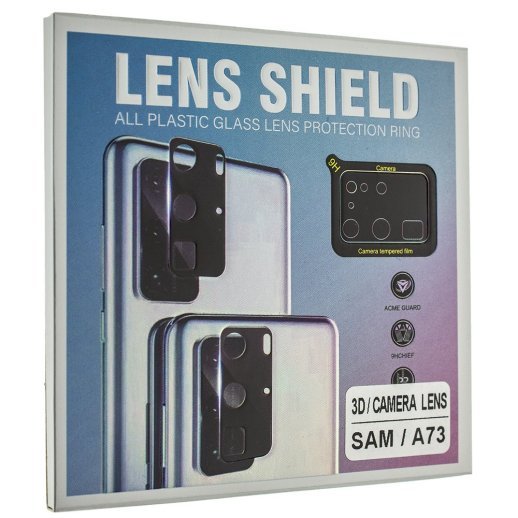 Захисне скло для камери 3D LENS SHIELD SAMSUNG A736 Galaxy A73 (2022) чорний