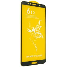 Захисне скло 6D PREMIUM HUAWEI Y6 | Y6 PRIME 2018 BLACK