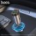 Автомобільний зарядний пристрій HOCO NZ16A Rigorous 43W PD25W + QC3.0 з кабелем Type-C to Type-C, сірий