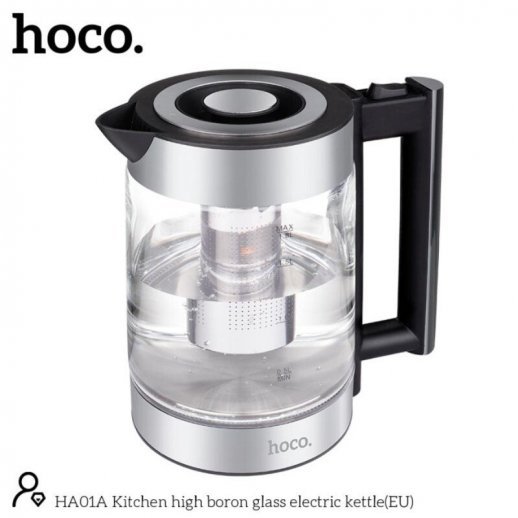 Электрический чайник HOCO HA01A (стальной)