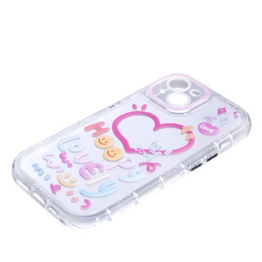 Накладка Happy Lovely для Apple iPhone 15 Transparent