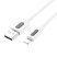 USB кабель BOROFONE BX114 USB  -  Lightning, Silicone, 2.4A, 1 м, білий