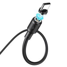 USB кабель HOCO X52 Магнітний USB - Type-C, 1метр, чорний