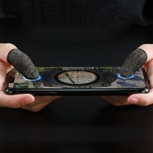 Ігрові напальчники Hoco GM4 Phantom Superconducting Fiber (чорний/сріблястий)