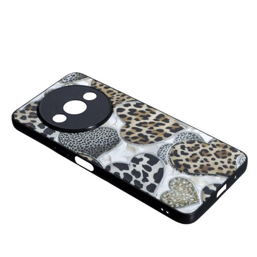 Накладка Fashion Mix для Xiaomi Redmi A3/A3x Leopard Hearts
