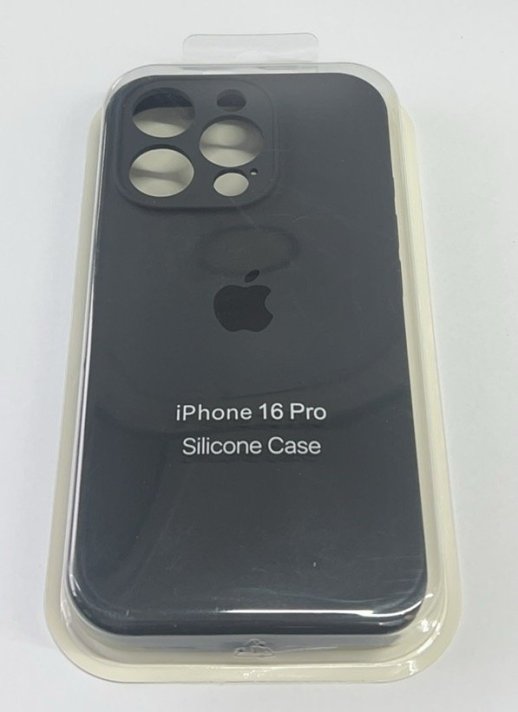 Чехол Silicone Case Copy Apple iPhone 16 Pro Square Dark Grey 12