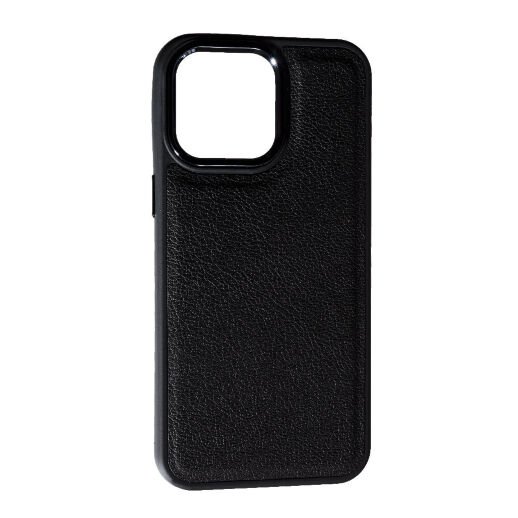 Накладка Leather Case для Apple iPhone 15 Pro Black