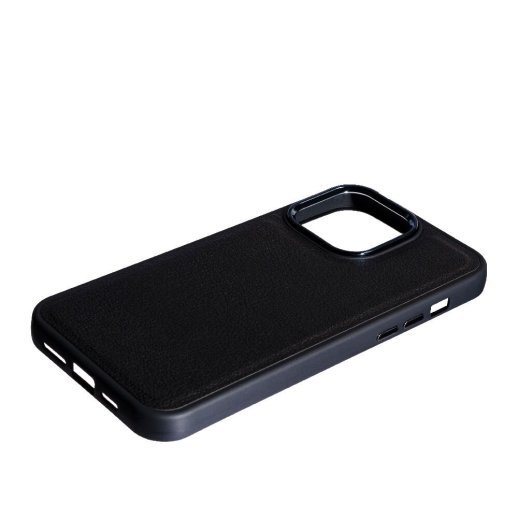Накладка Leather Case для Apple iPhone 15 Pro Black