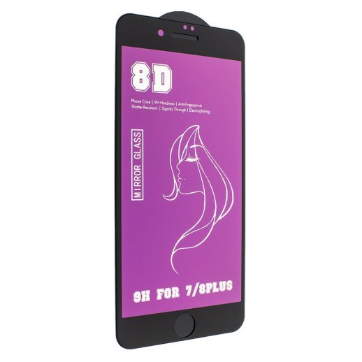 Захисне скло 8D MIRROR APPLE IPHONE 7 PLUS | 8 PLUS