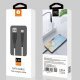 Кабель USB WUW X171 USB - micro USB 2.4A (45) Чорний м'який силіконовий провід