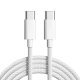Кабель USB-C для MacBook Type-C to Type-C 2 метра 240W ткань в пакете