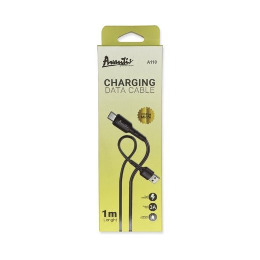 USB Cable Avantis A-110m Novel Micro Black