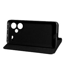Книга Flip Cover Carbon для Xiaomi Redmi Note 13 Pro Plus (5G) Black