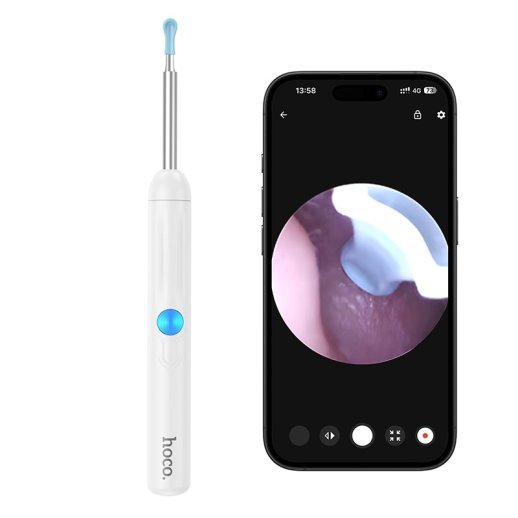 Очищувач вух HOCO HP65 з камерою, Wi-Fi та LED-підсвіткою