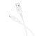 USB кабель BOROFONE BX113 USB - Lightning SILICONE 2,4A 1 метр, білий