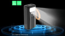 POWERBANK DENMEN DP31 30000mAh 4.5A 22,5W + ЛАМПА