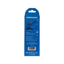 USB Cable TORNADO TX7 Тканевая Оплётка Lightning 2.4A/1m