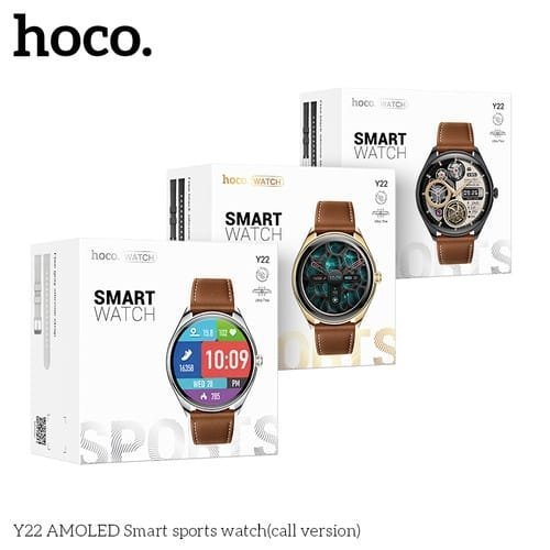 Смарт-годинник HOCO Y22 AMOLED Smart Sports Watch (Call version), чорний