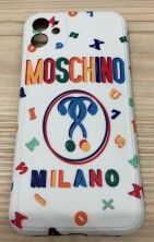 Case VIP Print Apple iPhone 11 Moschino Белый