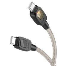 USB-C кабель HOCO U124 60W Type-C - Type-C ЧОРНИЙ
