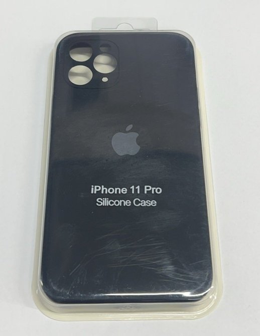 Чохол Silicone Case Copy Apple iPhone 11 Pro Square Black, 14