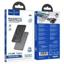 Power Bank HOCO Q26 "Joy" 20W 5000 mAh, чорний