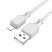 USB кабель HOCO X101 USB - Lightning silicone 1м, сірий