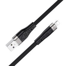 USB кабель HOCO X53 Angel silicone USB - Lightning 1M ЧОРНИЙ