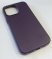Чохол Leather Case Apple Iphone 14 ProMax MagSafe Dark Cherry