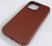 Чохол Leather Case Apple Iphone 14 ProMax MagSafe Dark Cherry