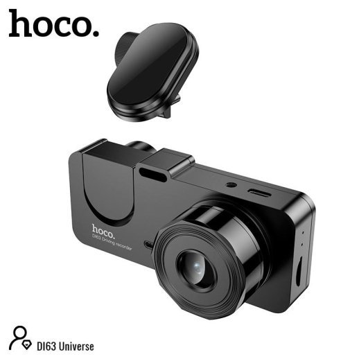 Автомобільний відеореєстратор HOCO DI63, чорний