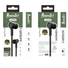 Навушники Avantis A215 with mic Чорний