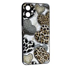 Накладка Fashion Mix для Samsung A06 Leopard Hearts