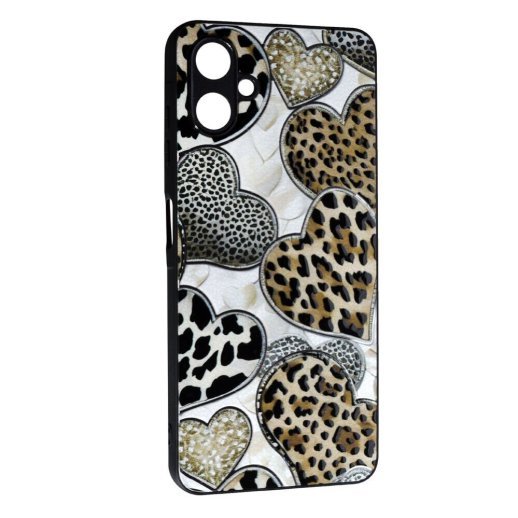 Накладка Fashion Mix для Samsung A06 Leopard Hearts