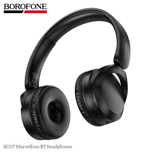 Бездротові повнорозмірні навушники BOROFONE BO37 Marvellous, чорний