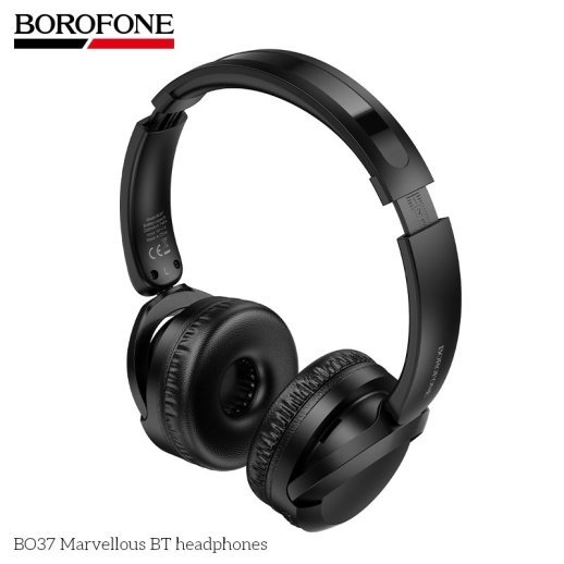 Бездротові повнорозмірні навушники BOROFONE BO37 Marvellous, чорний