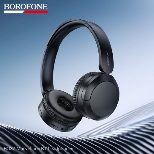 Бездротові повнорозмірні навушники BOROFONE BO37 Marvellous, чорний