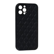 Накладка Шкiра Люкс 2021 для Apple iPhone 12 Pro Black