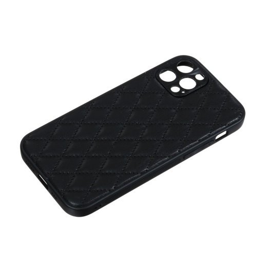 Накладка Шкiра Люкс 2021 для Apple iPhone 12 Pro Black