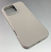 Чехол Leather Case Apple Iphone 16 ProMax  MagSafe Taupe