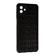 Накладка Leather Case для Samsung A04 Кроко