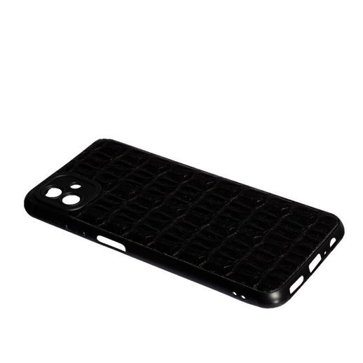 Накладка Leather Case для Samsung A04 Кроко